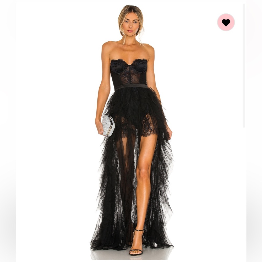 For love & lemons bustier gown